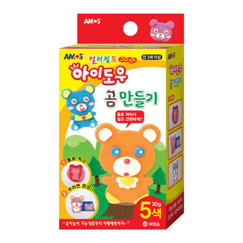 아모스 3500  아이도우 곰 만들기 컬러점토   _6708